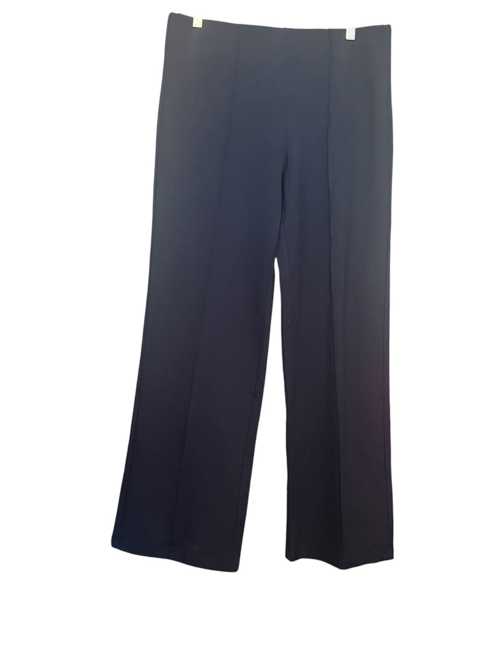 NWT OGLmove Straight Leg Creased Pants SZ L Navy Workwear Athleisure Stretch